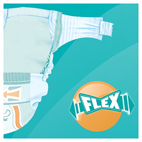 Pampers Simply Dry Windeln, Größe 4 (Maxi) 7-18 kg, Jumbo Pack, 2er Pack (2 x 74 Stück)