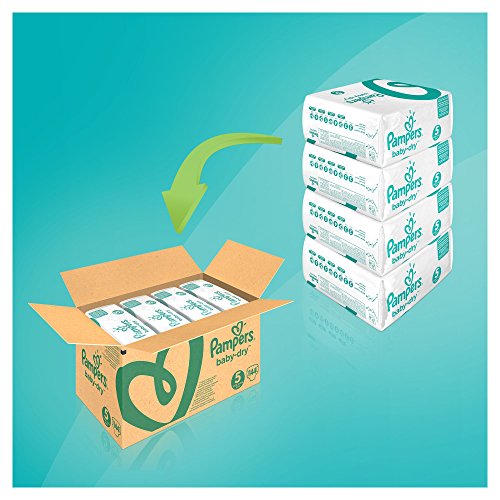Pampers Baby Dry Windeln, Gr.5 (Junior) 11-25 kg, Monatsbox, 144 Stück